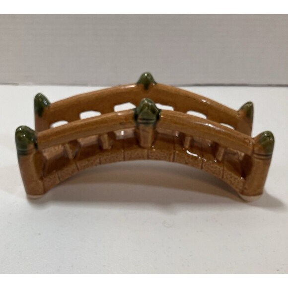 7" Classic Aquarium Ceramic Decoration Bridge Ornament Fish Tank Zen Garden - Picture 1 of 5